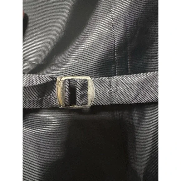 Hardy Amies London Vest 38S Gray Formal Waistcoat NWT Polyester - Picture 8 of 10